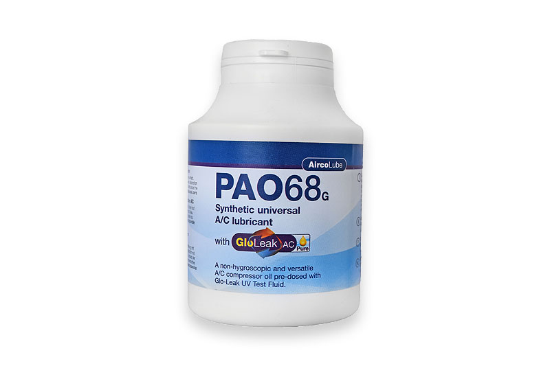 F2480-250 - PAO-68 Airco-Lube Universal Oil + UV Dye - 250 ml - Bottle