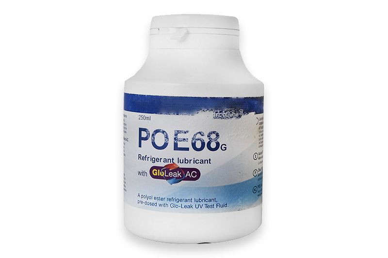 POE Ester Oil + UV Dye ISO 68 250 ml Bottle 191050 Air