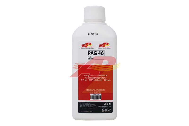 19-1001 - PAG 46 Premium Oil With UV Dye - 250 ml